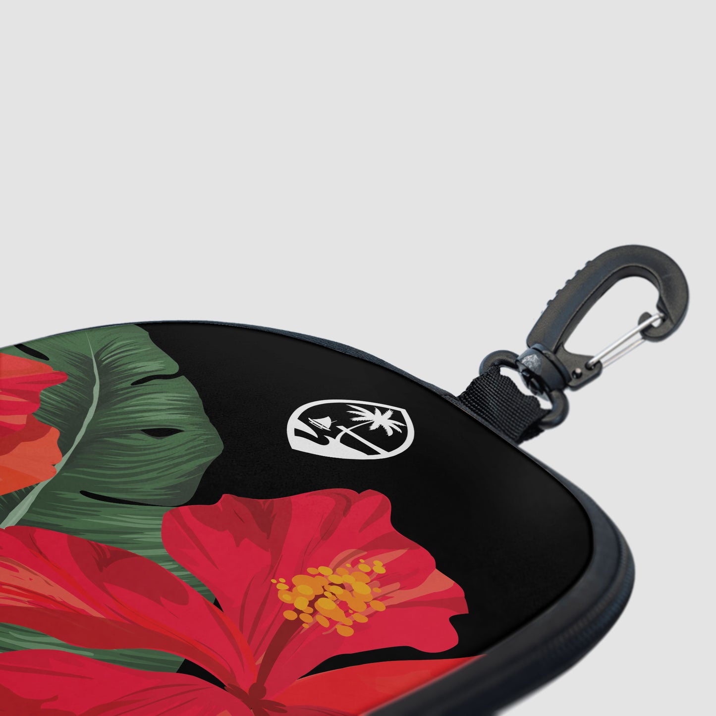 Guam Red Hibiscus Paradise Pickleball Paddle Cover