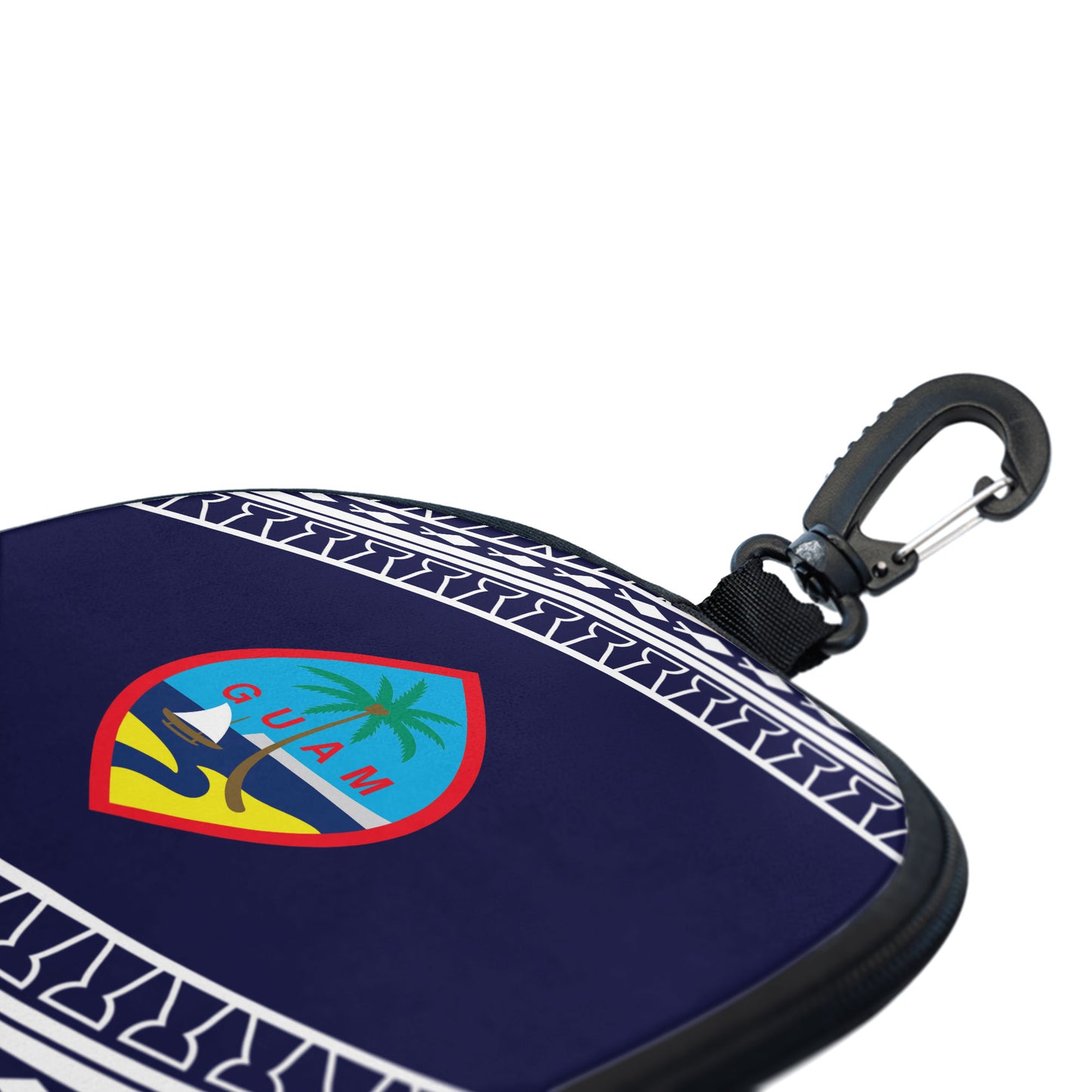 Guam Seal Tribal Blue Pickleball Paddle Cover