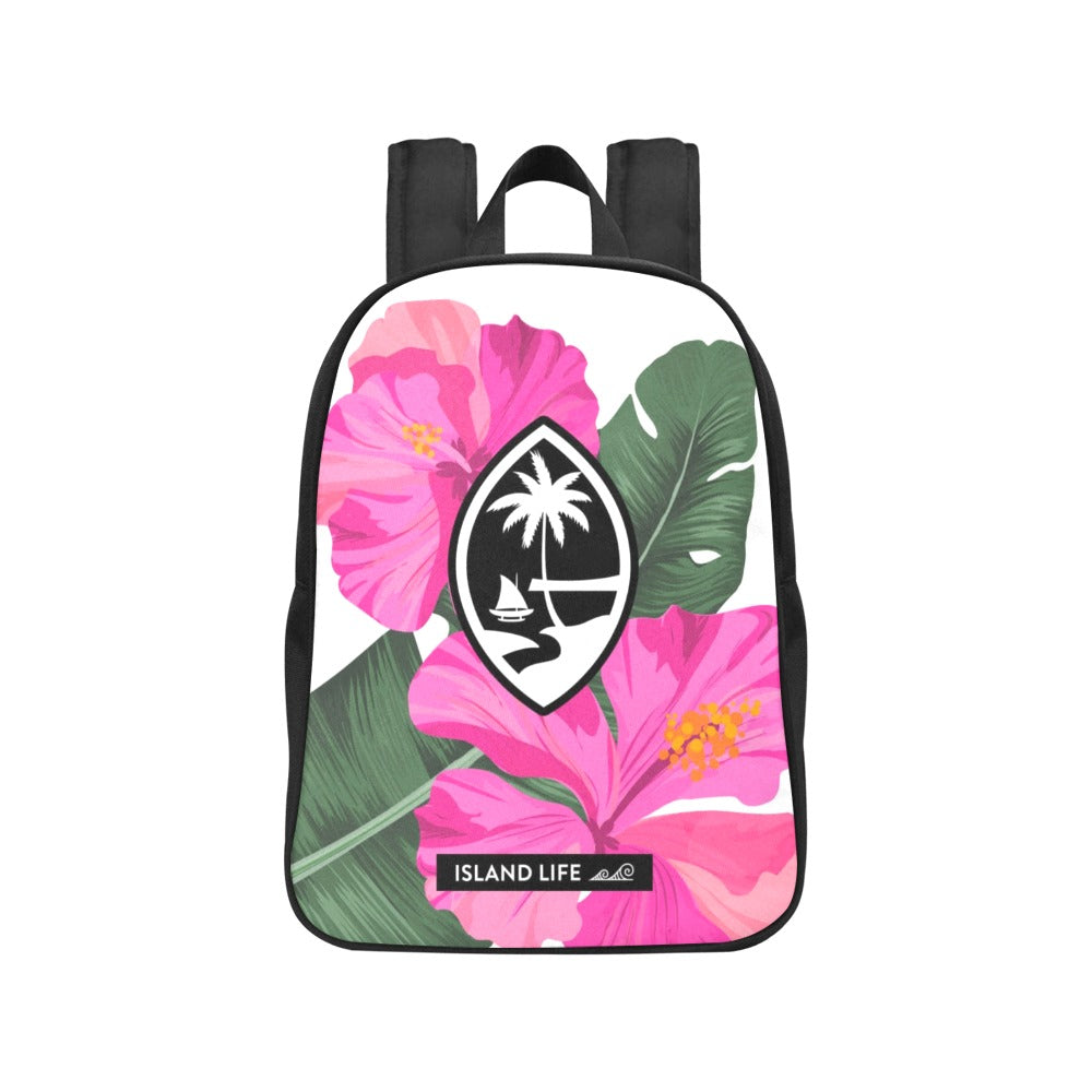 Guam Hibiscus Paradise Pink Preschool Backpack