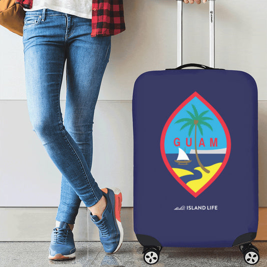 Guam Flag Luggage Cover