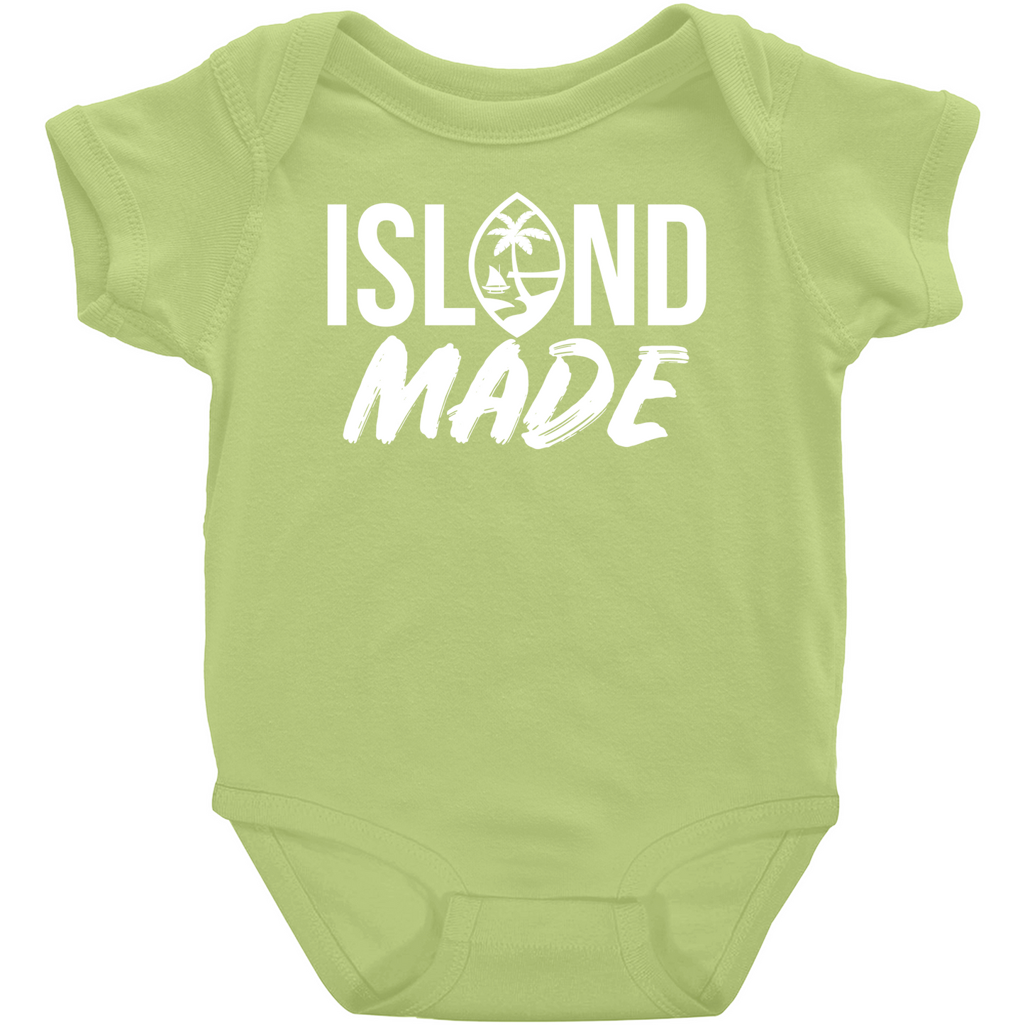 Island Made Guam Seal Baby One Piece Bodysuit