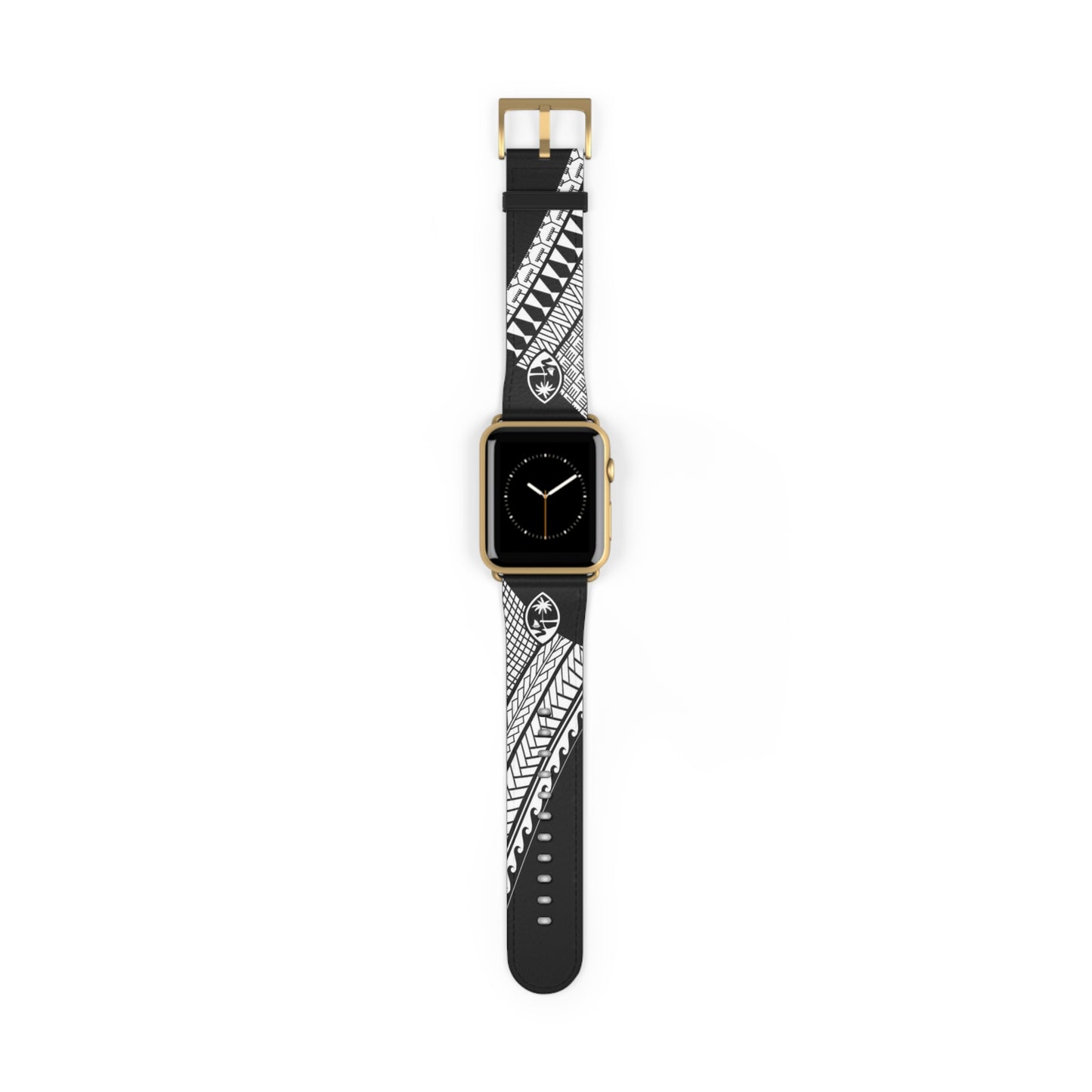 Guam Tribal Faux Leather Apple Watch Band