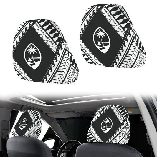 Guahan Tribal Car Headrest Cover (2-Pack)