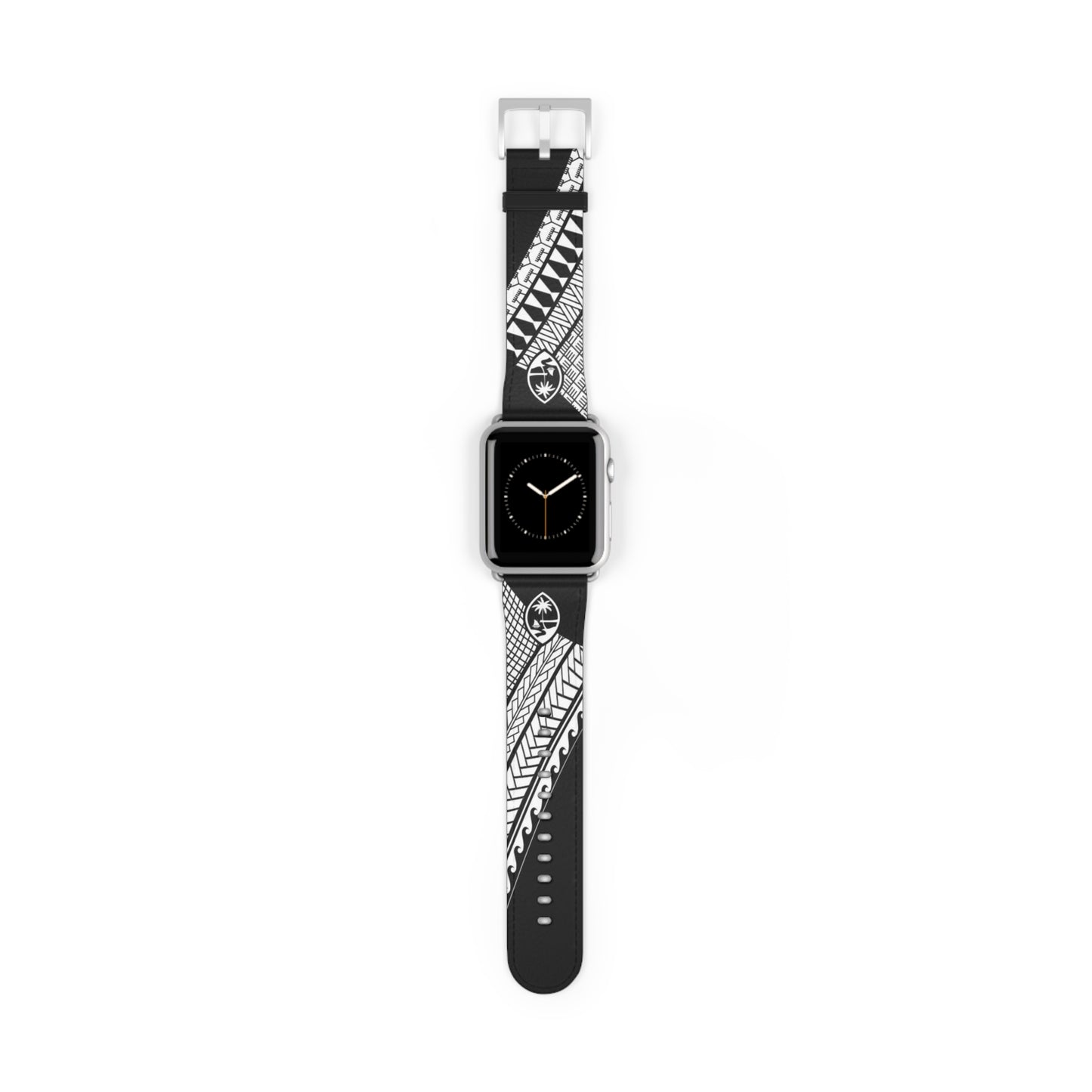 Guam Tribal Faux Leather Apple Watch Band