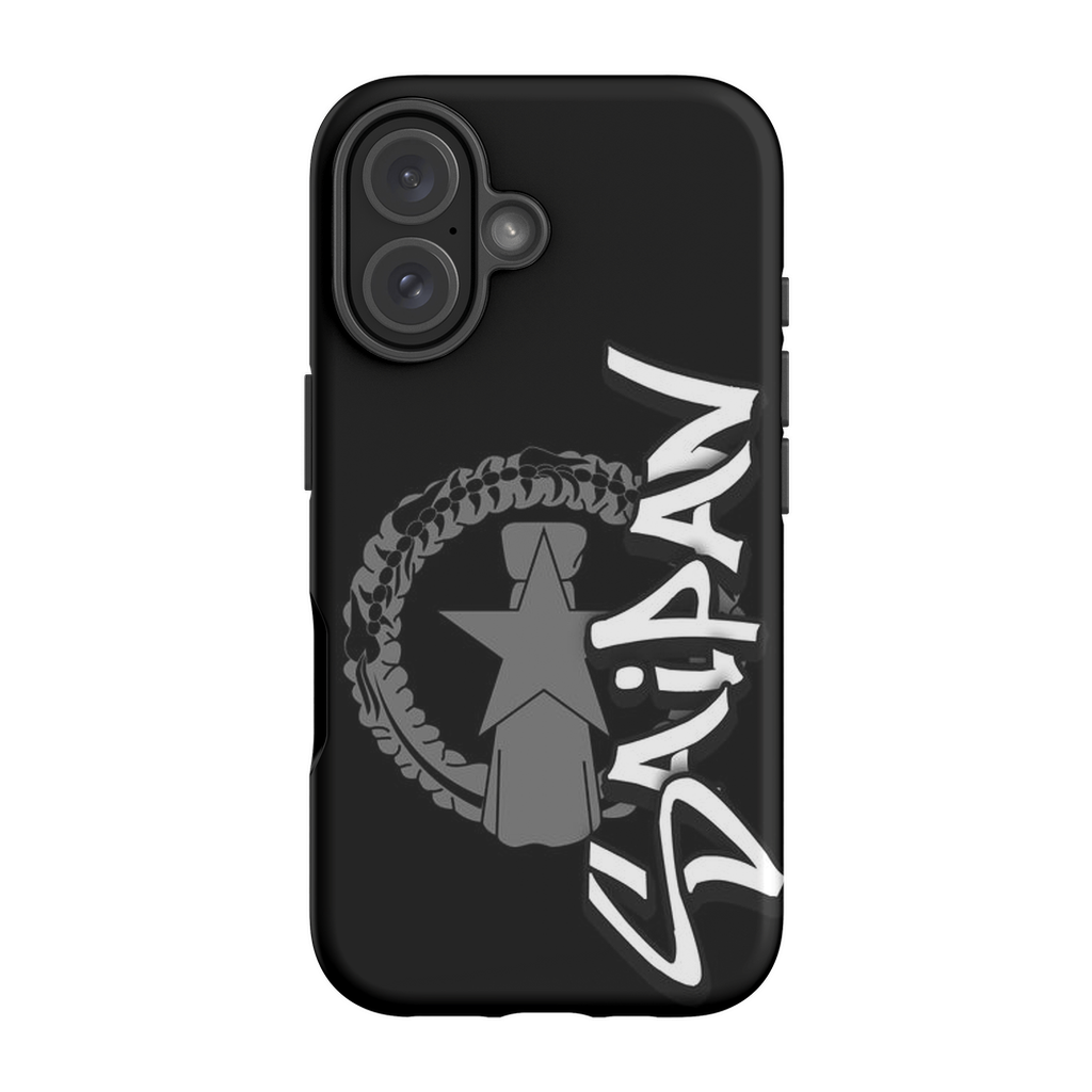 CNMI Seal Saipan Tagged Gray Premium Glossy Tough Phone Case