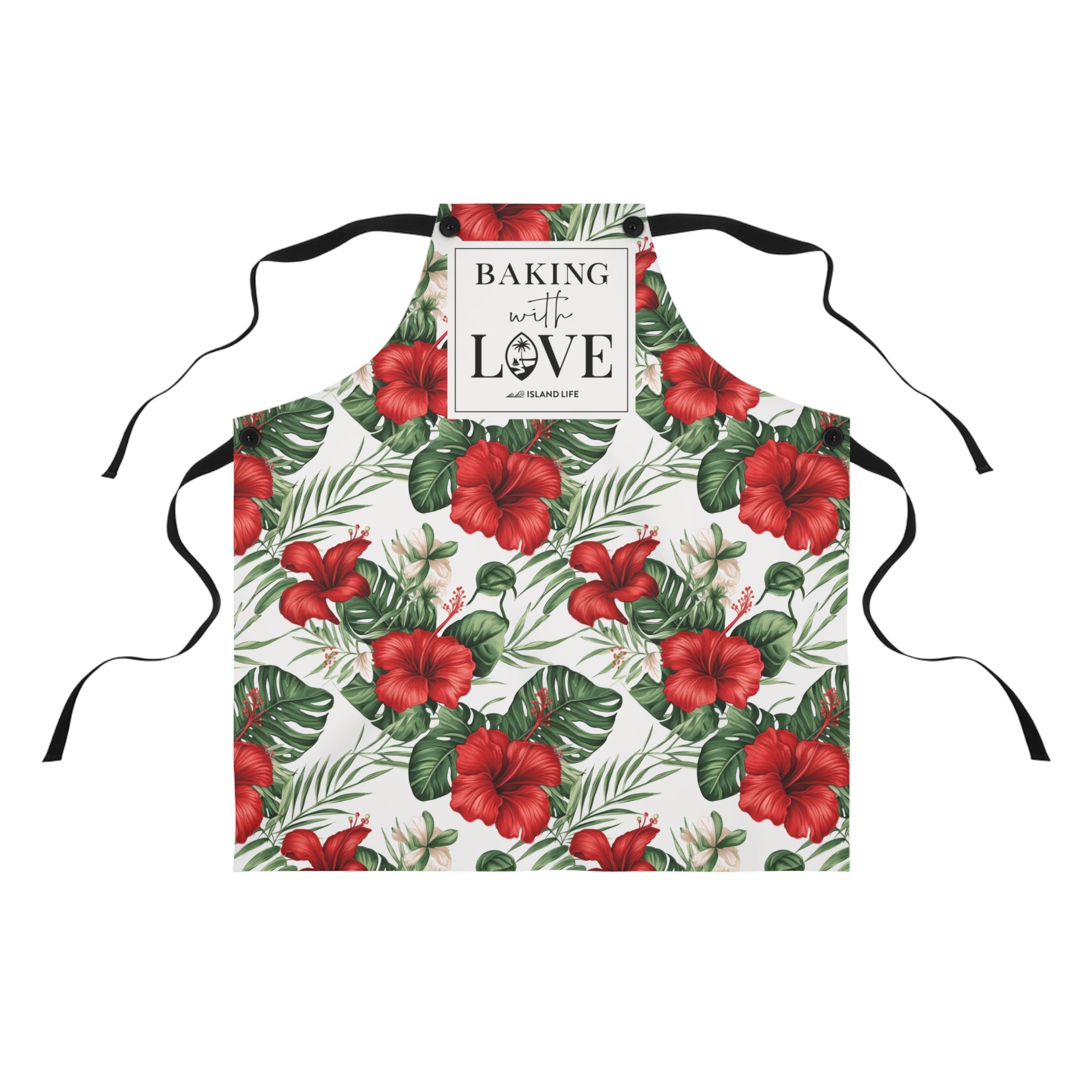 Baking with Love Guam Apron