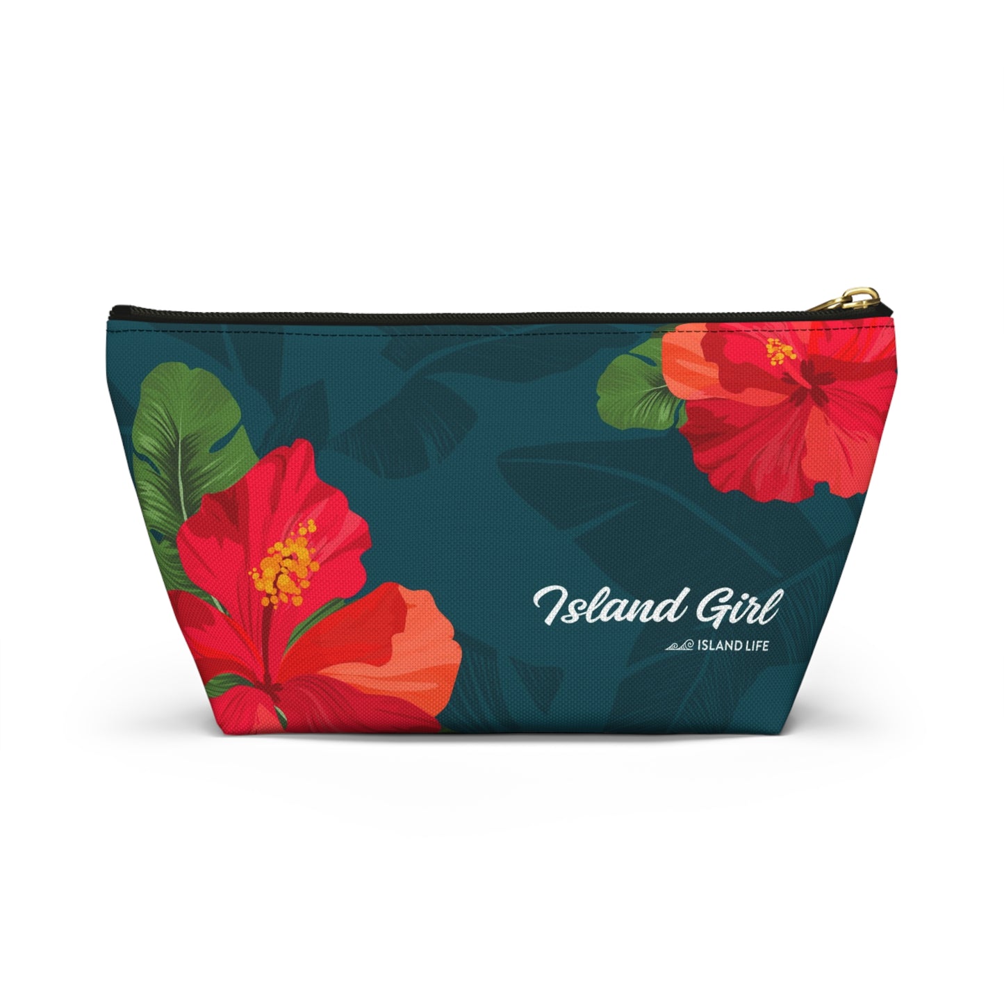 Island Girl Teal Accessory Pouch