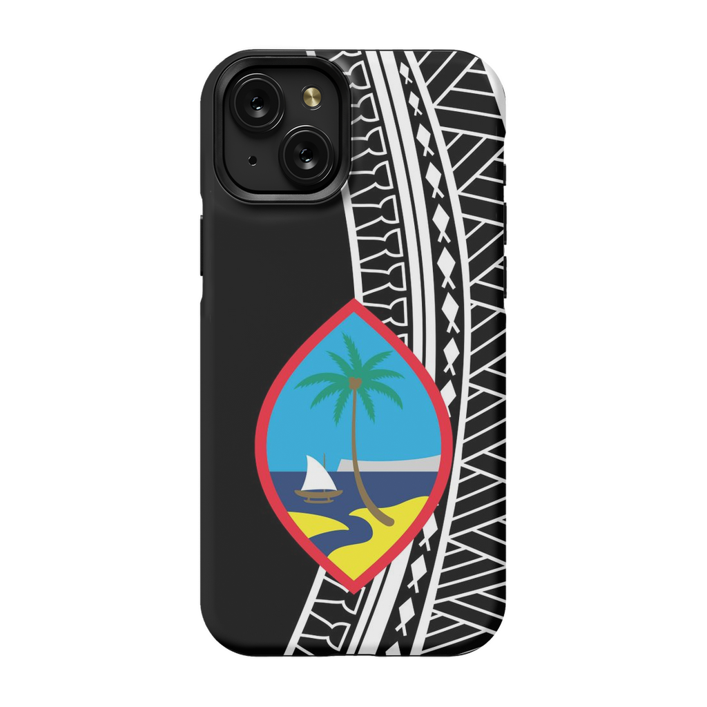 Guam Seal Tribal Glossy Tough Phone Case