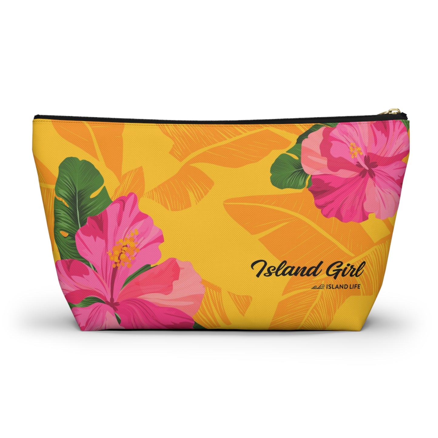 Island Girl Gold Accessory Pouch