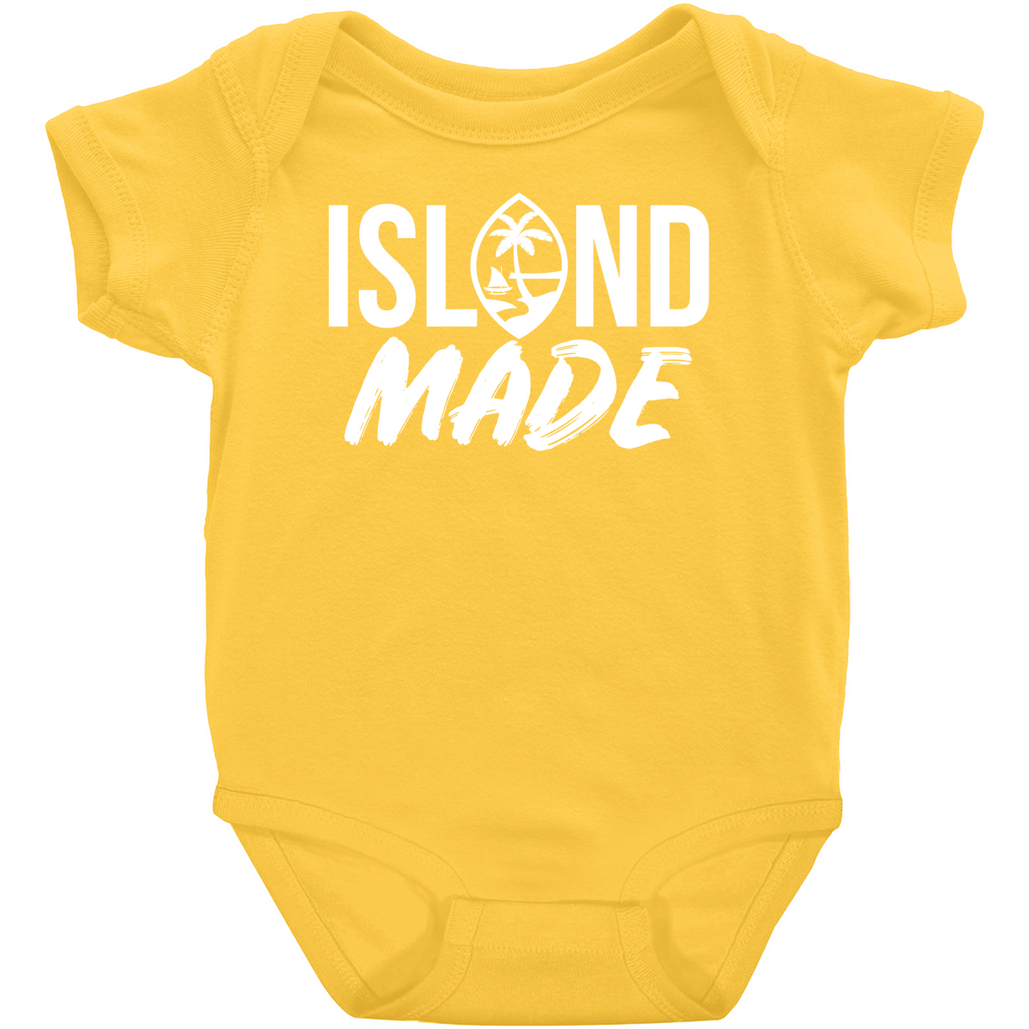 Island Made Guam Seal Baby One Piece Bodysuit