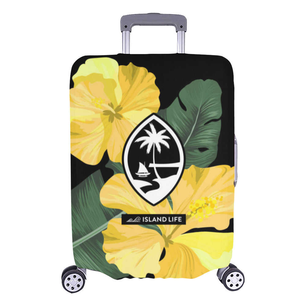 Guam Yellow Hibiscus Paradise Luggage Cover