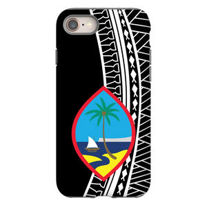 Guam Seal Tribal Glossy Tough Phone Case