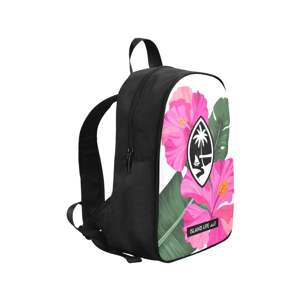 Guam Hibiscus Paradise Pink Preschool Backpack