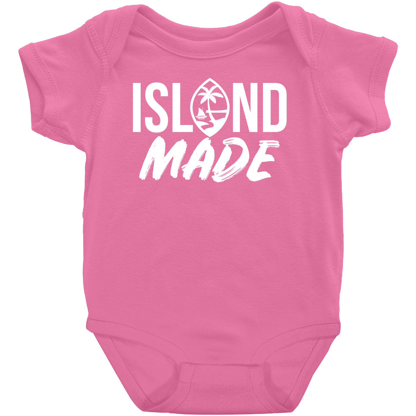 Island Made Guam Seal Baby One Piece Bodysuit