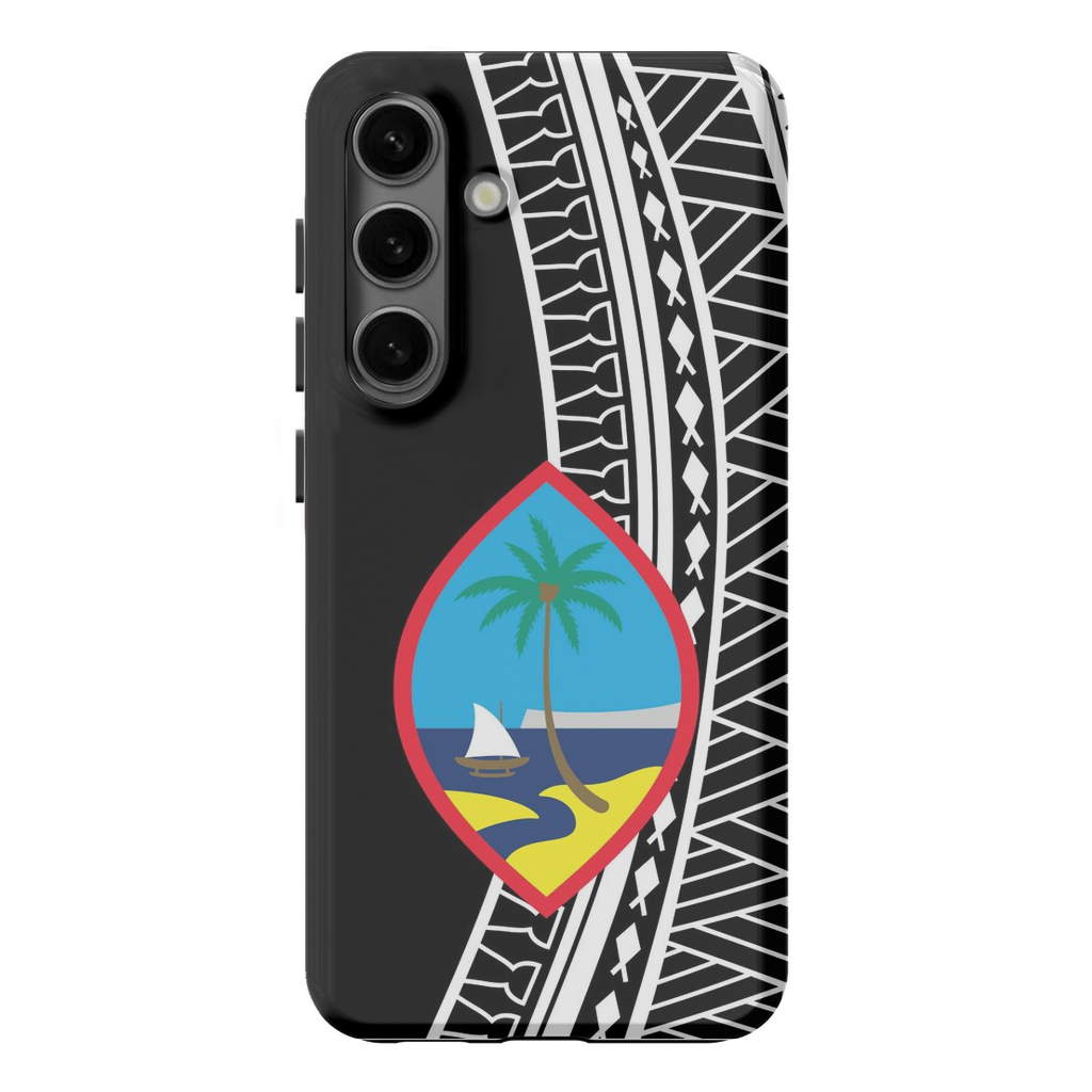 Guam Seal Tribal Glossy Tough Phone Case