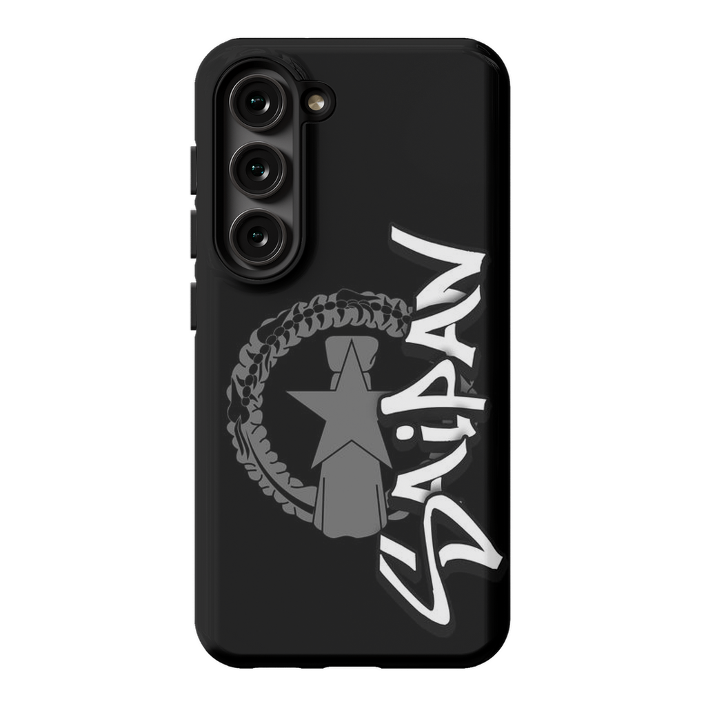 CNMI Seal Saipan Tagged Gray Premium Glossy Tough Phone Case