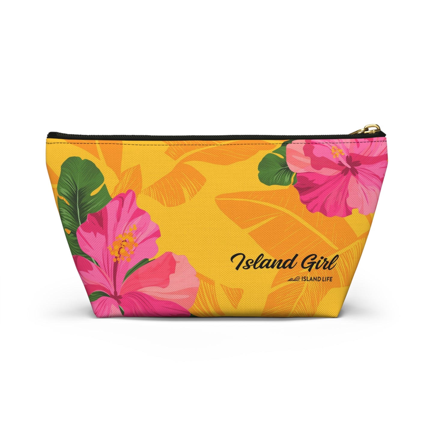 Island Girl Gold Accessory Pouch