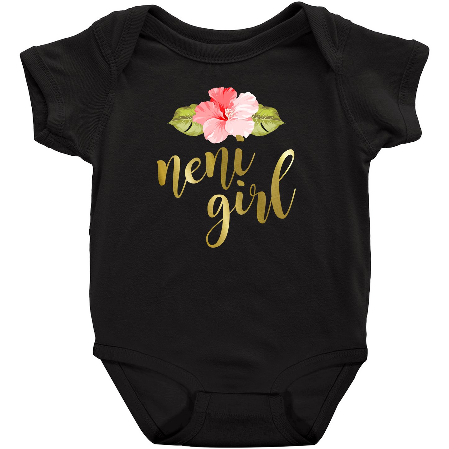 Neni Girl Hibiscus Chamorro Baby One Piece Bodysuit