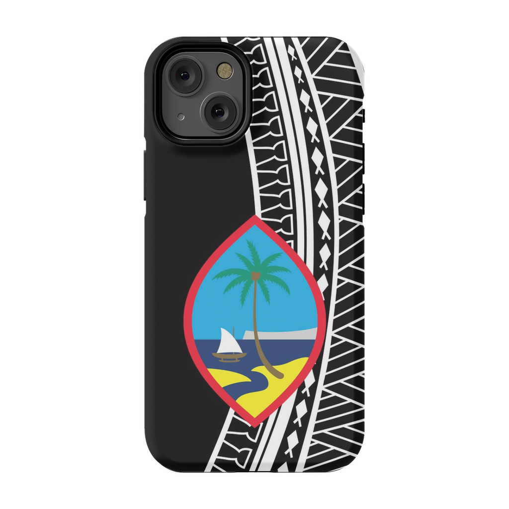 Guam Seal Tribal Glossy Tough Phone Case