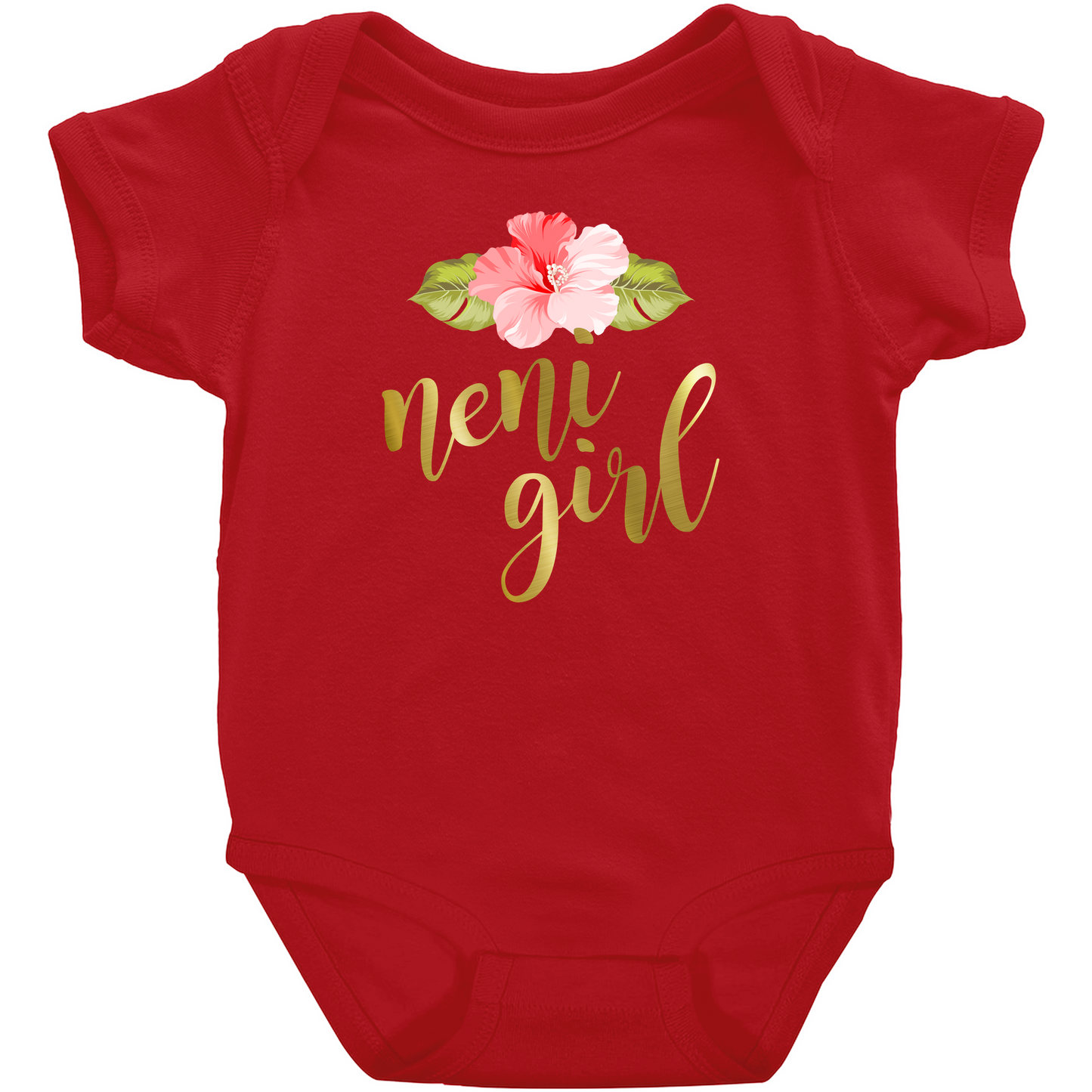 Neni Girl Hibiscus Chamorro Baby One Piece Bodysuit