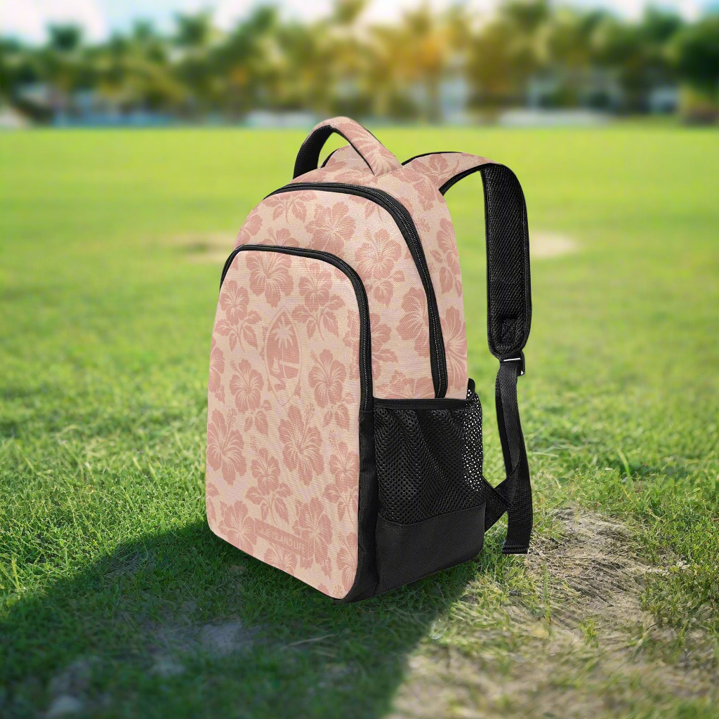 Guam Hibiscus Bloom Sand Multifunctional Backpack