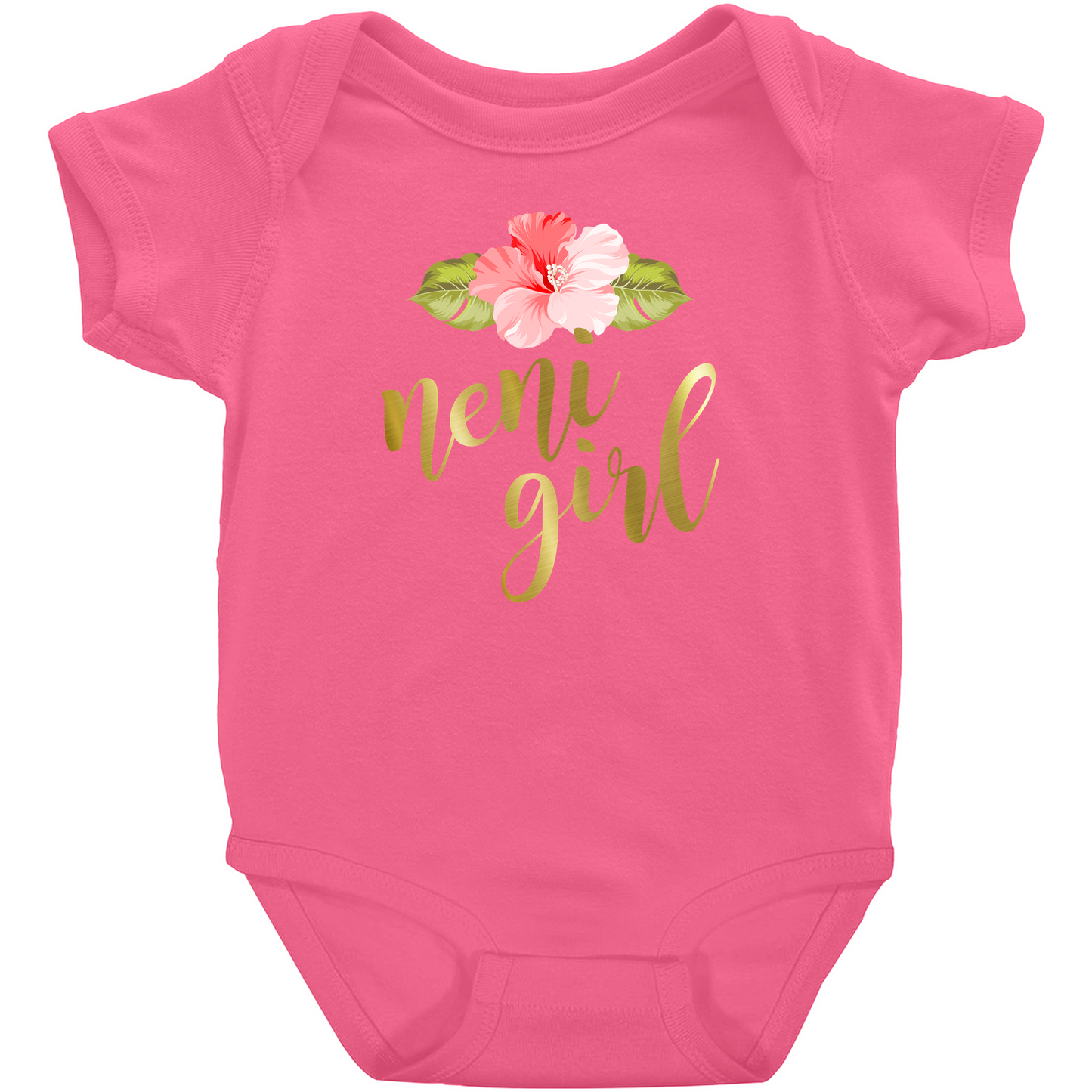 Neni Girl Hibiscus Chamorro Baby One Piece Bodysuit