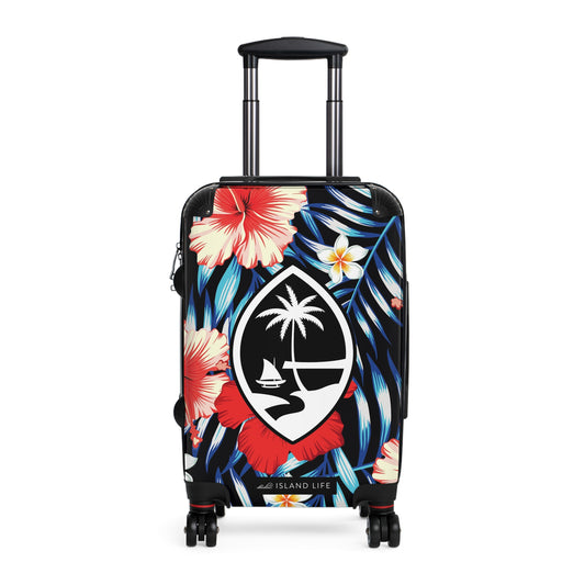 Guam Tropical Hibiscus Carry On Cabin Suitcase