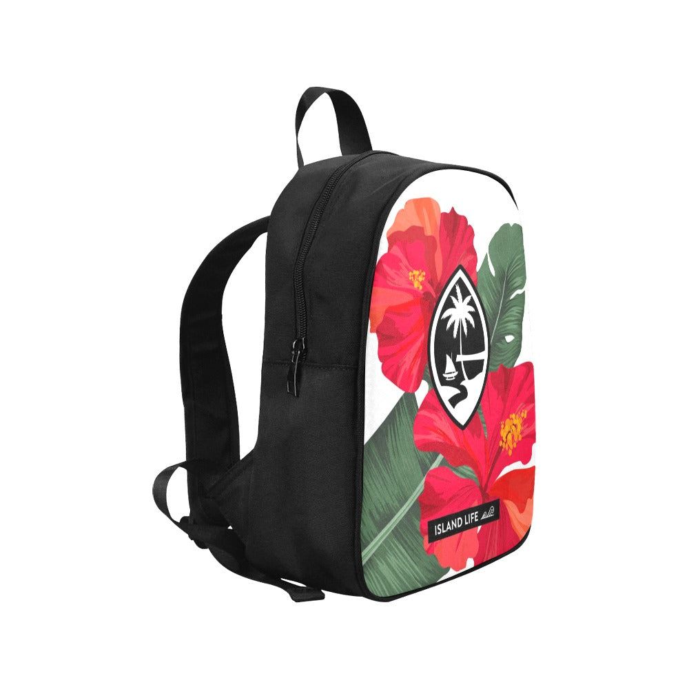 Guam Hibiscus Paradise Red Preschool Backpack