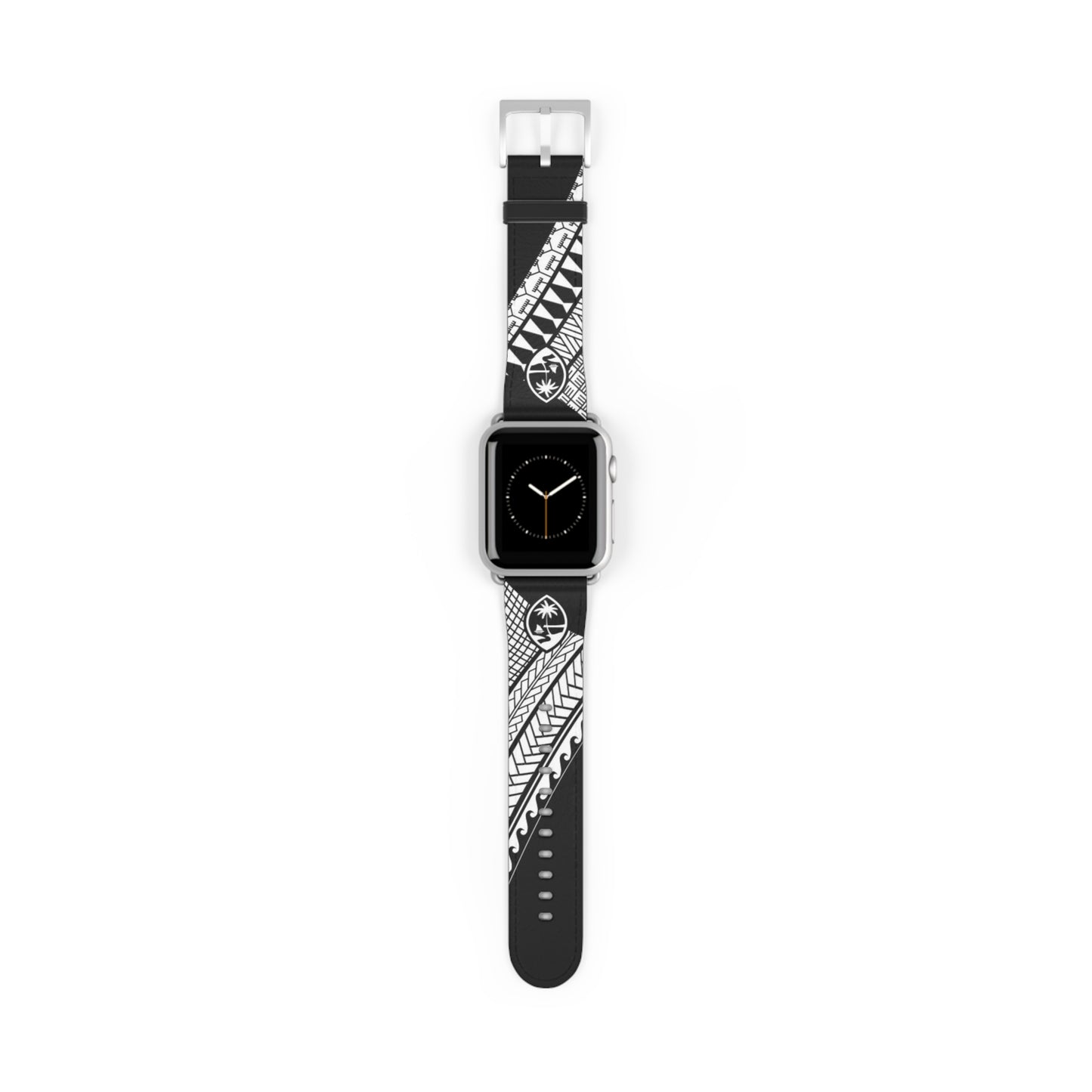 Guam Tribal Faux Leather Apple Watch Band