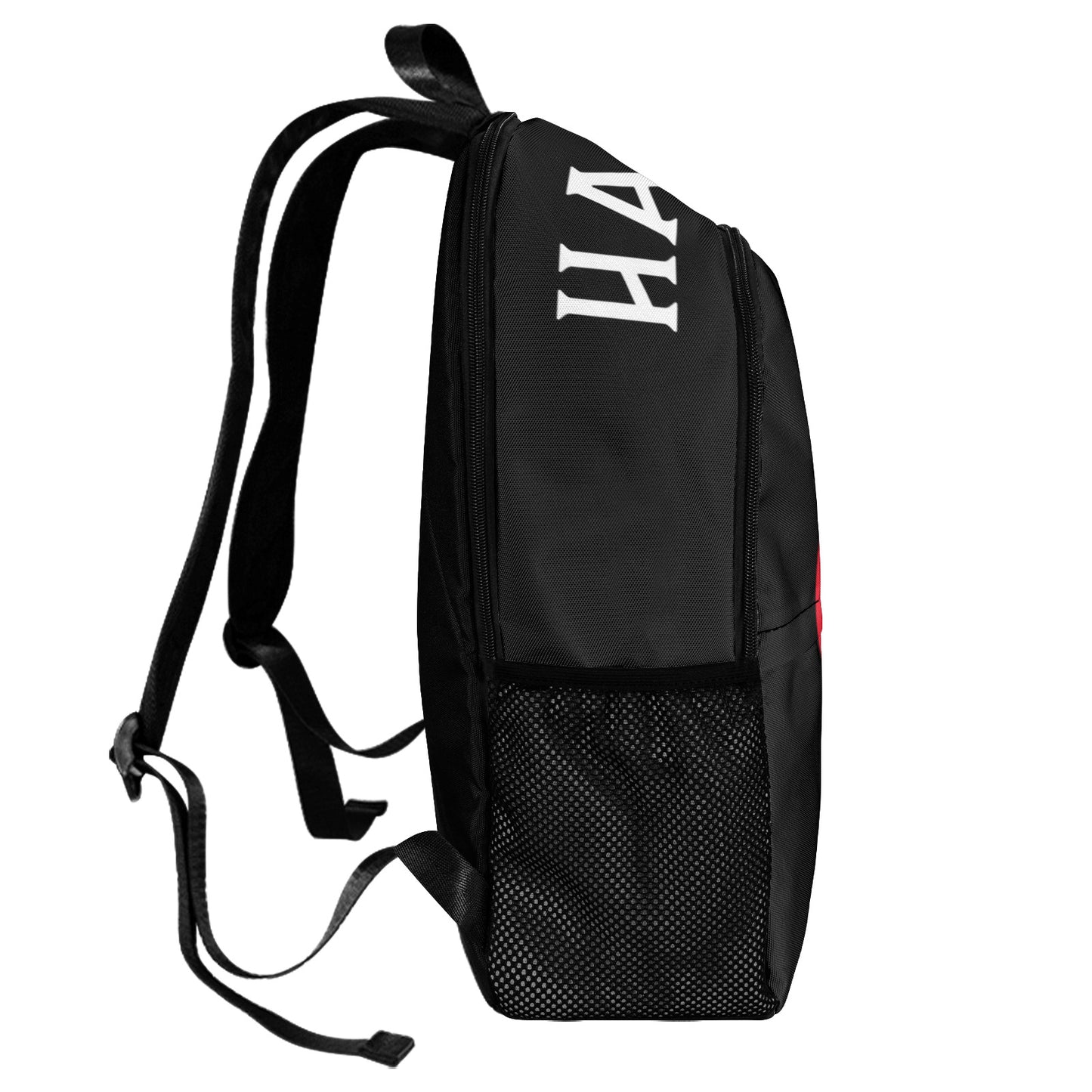 Hafa Adai Guam Fabric Backpack with Side Mesh Pockets