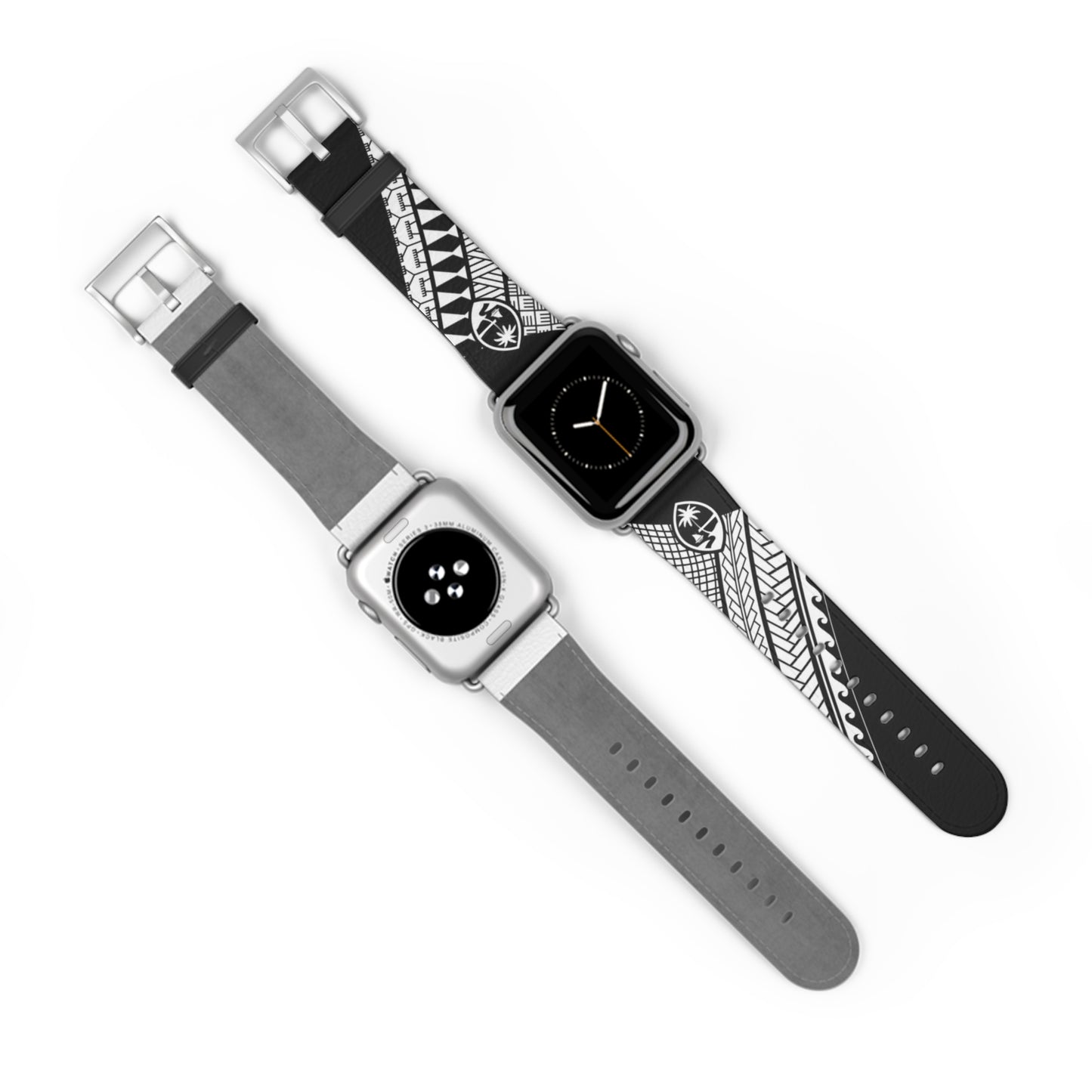 Guam Tribal Faux Leather Apple Watch Band