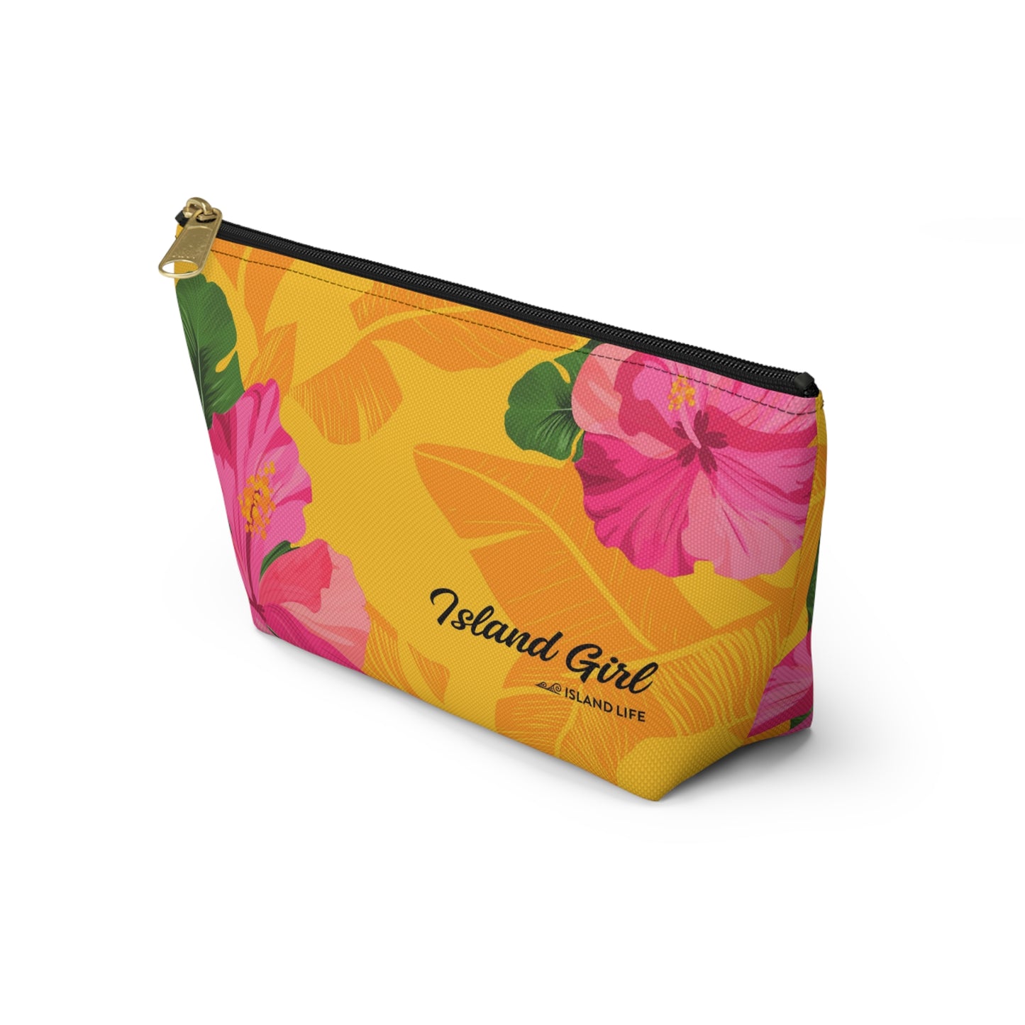 Island Girl Gold Accessory Pouch