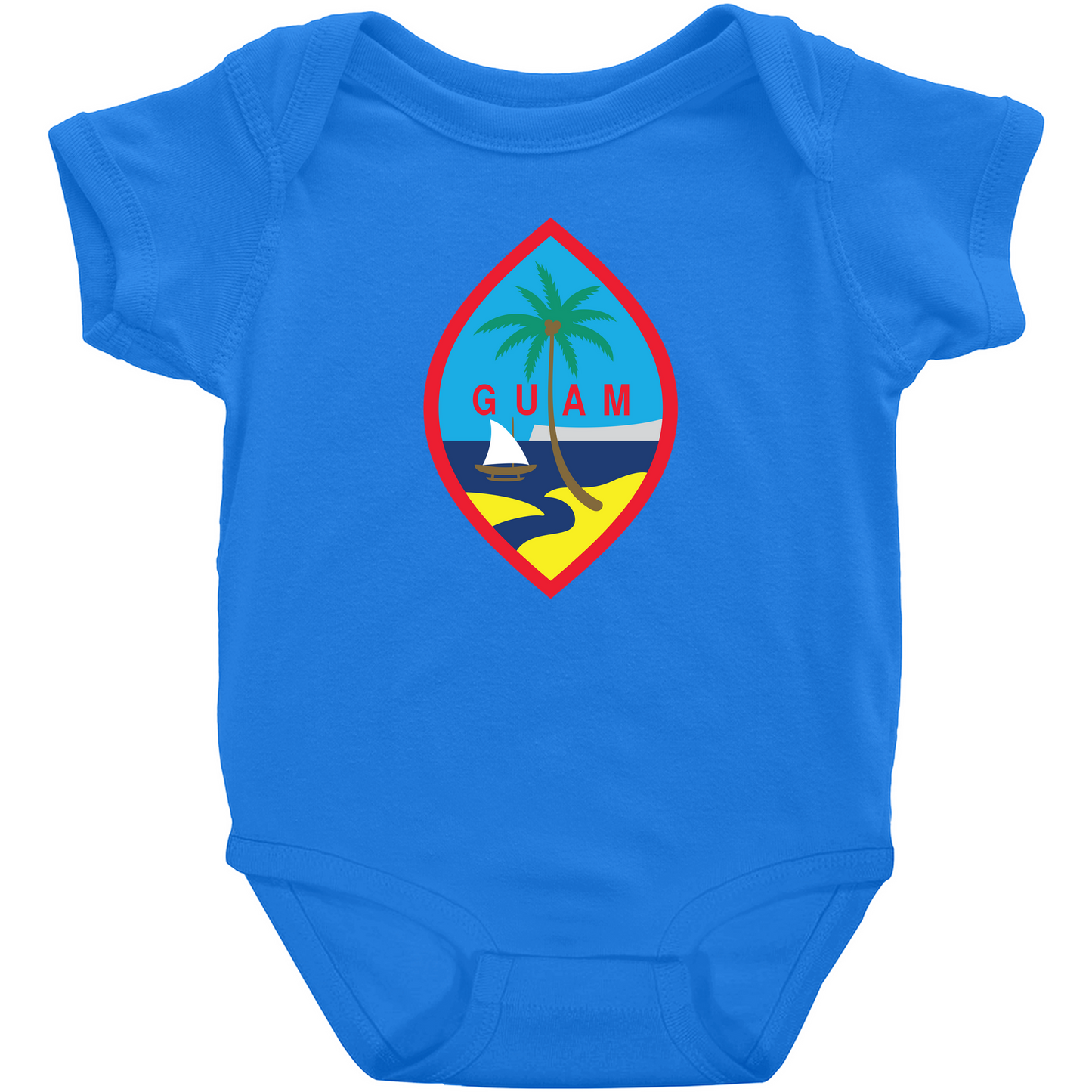 Guam Seal Baby One Piece Bodysuit