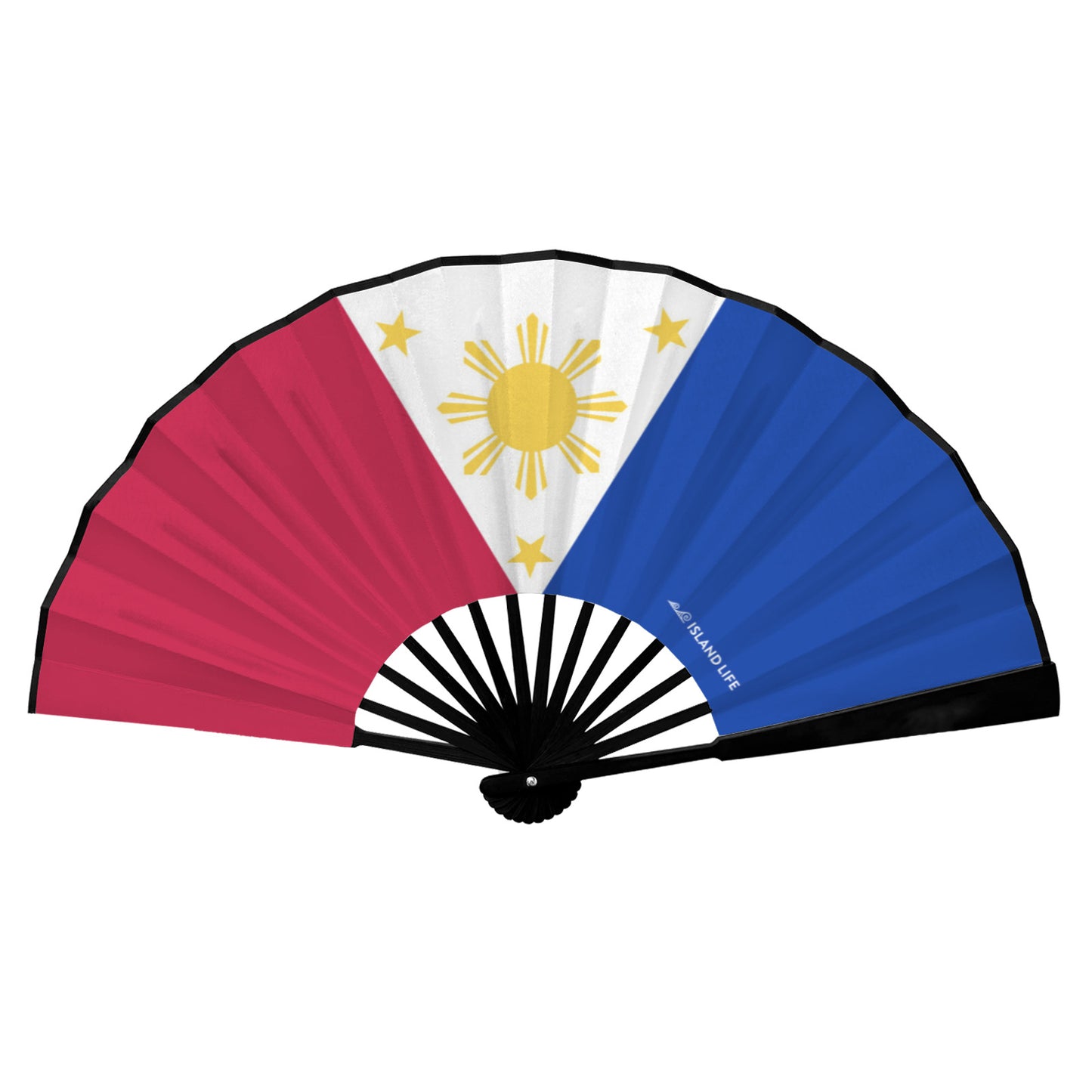 Philippines Flag Double-Sided Folding Fan