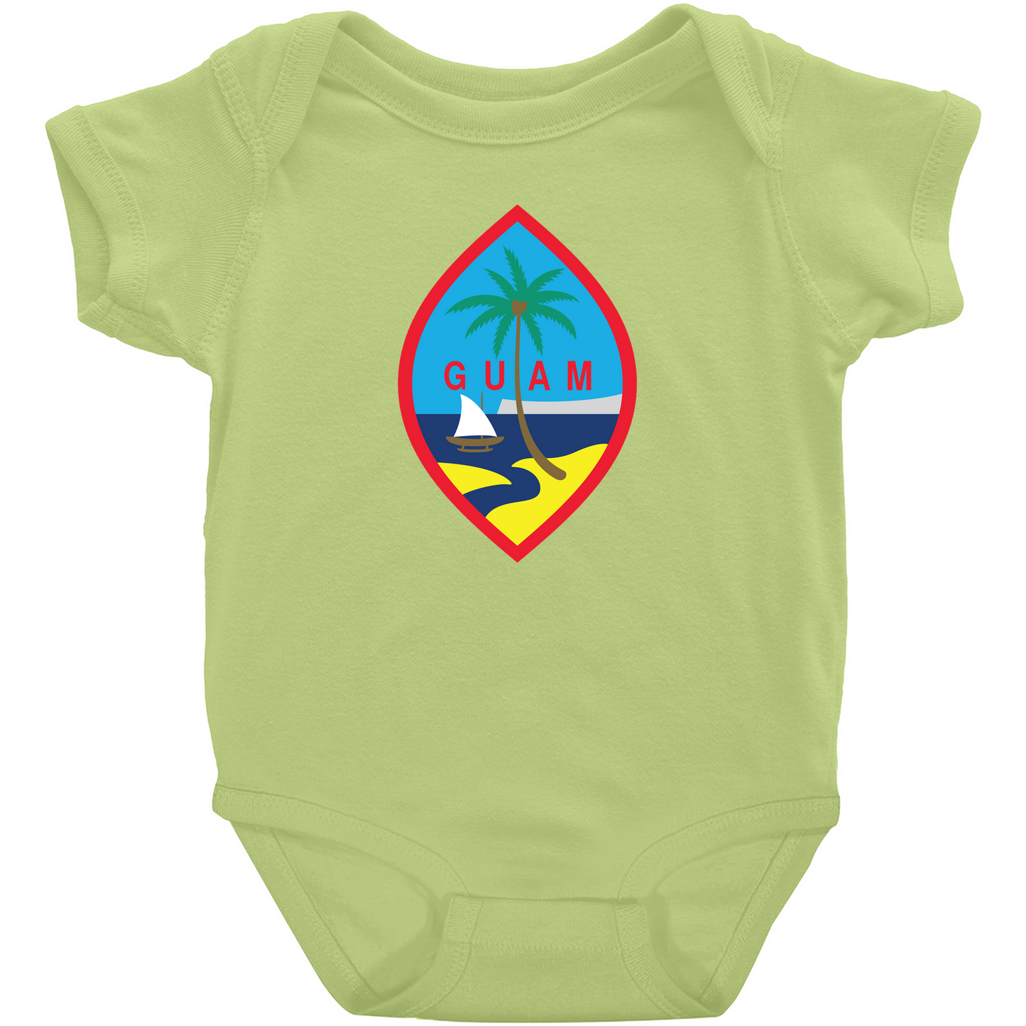 Guam Seal Baby One Piece Bodysuit