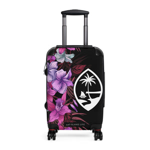 Guam Vintage Hibiscus Carry On Cabin Suitcase