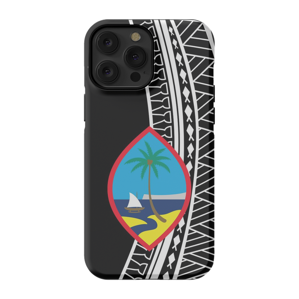 Guam Seal Tribal Glossy Tough Phone Case