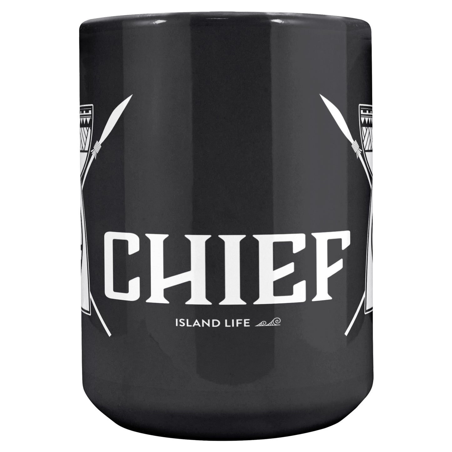 Chief Guam Latte Stone 15oz Black Mug