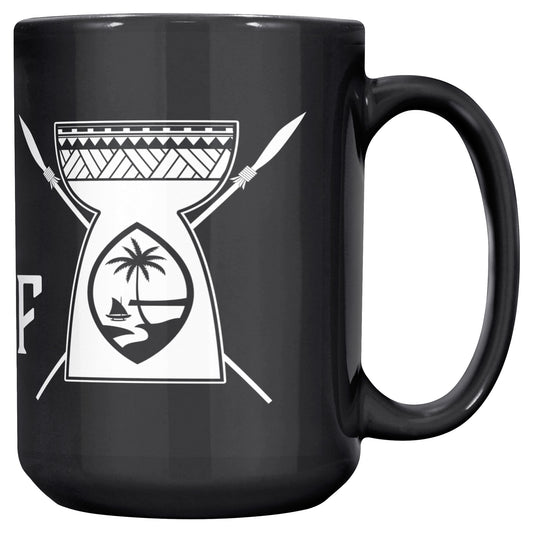 Chief Guam Latte Stone 15oz Black Mug