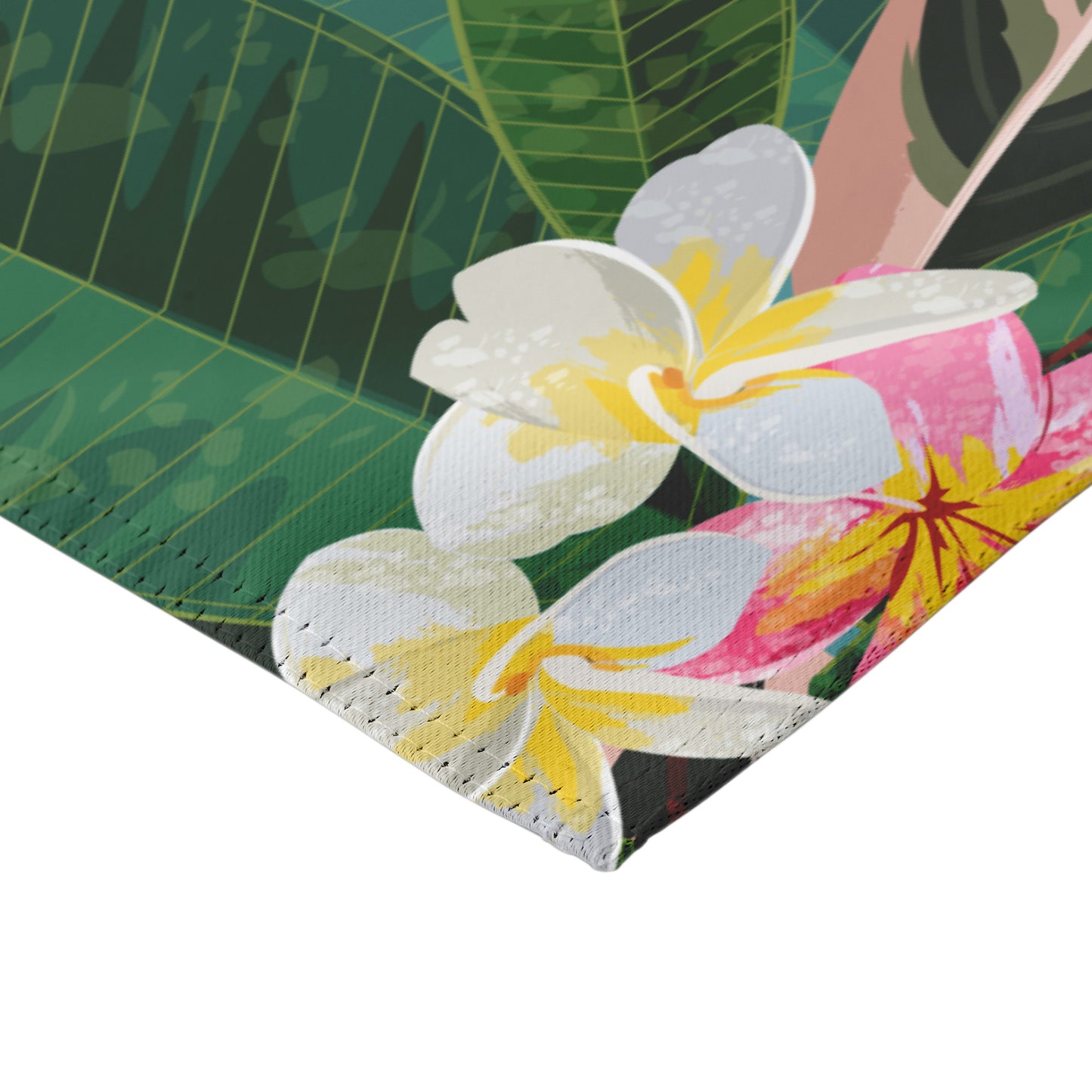 Guam Plumeria Flowers Double-Sided Garden Flag