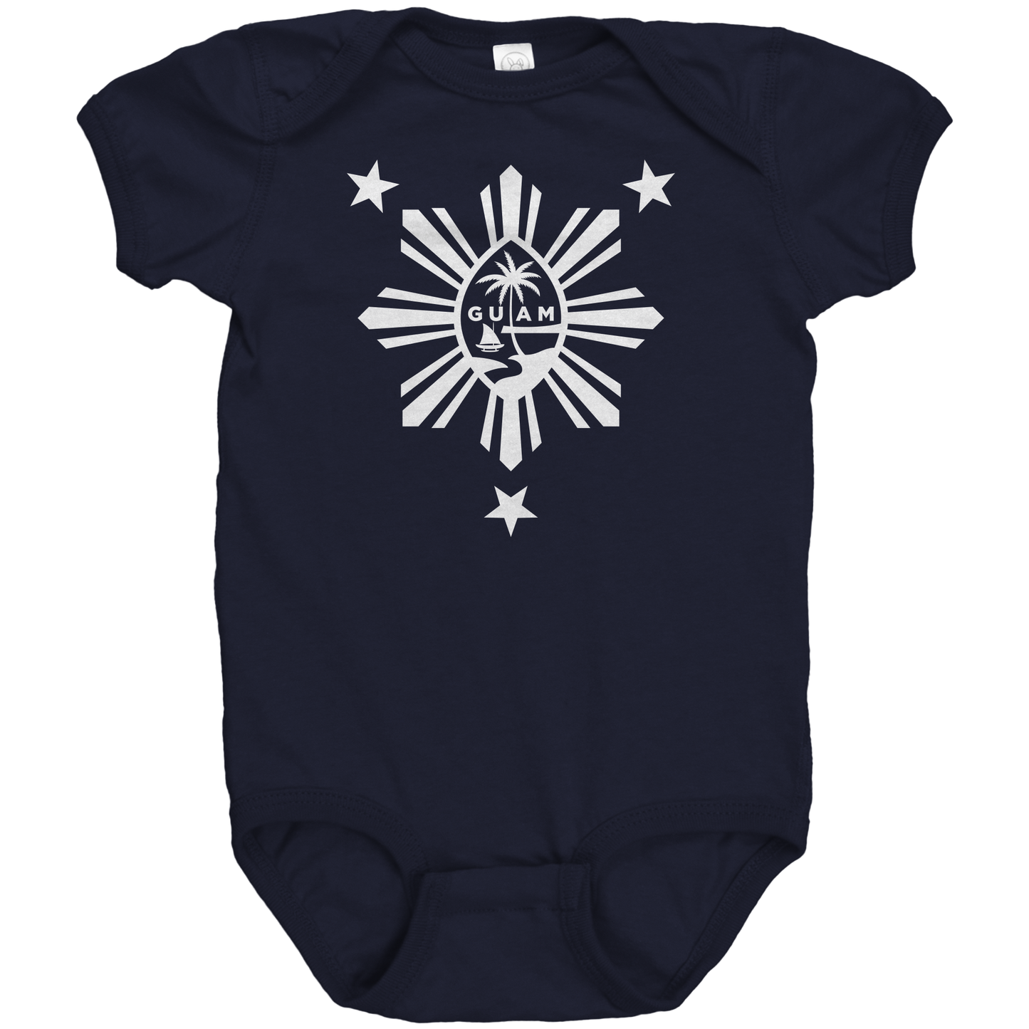 Guam_Seal_and_Philippines_Stars_Baby_One_Navy_Front_Mockup.png