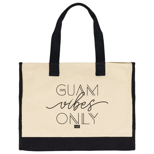 Guam Vibes Only Premium Cotton Tote