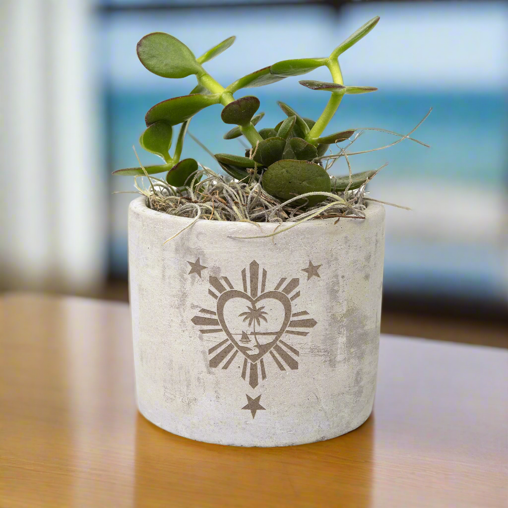 Heart Guam Philippines Desk Plant