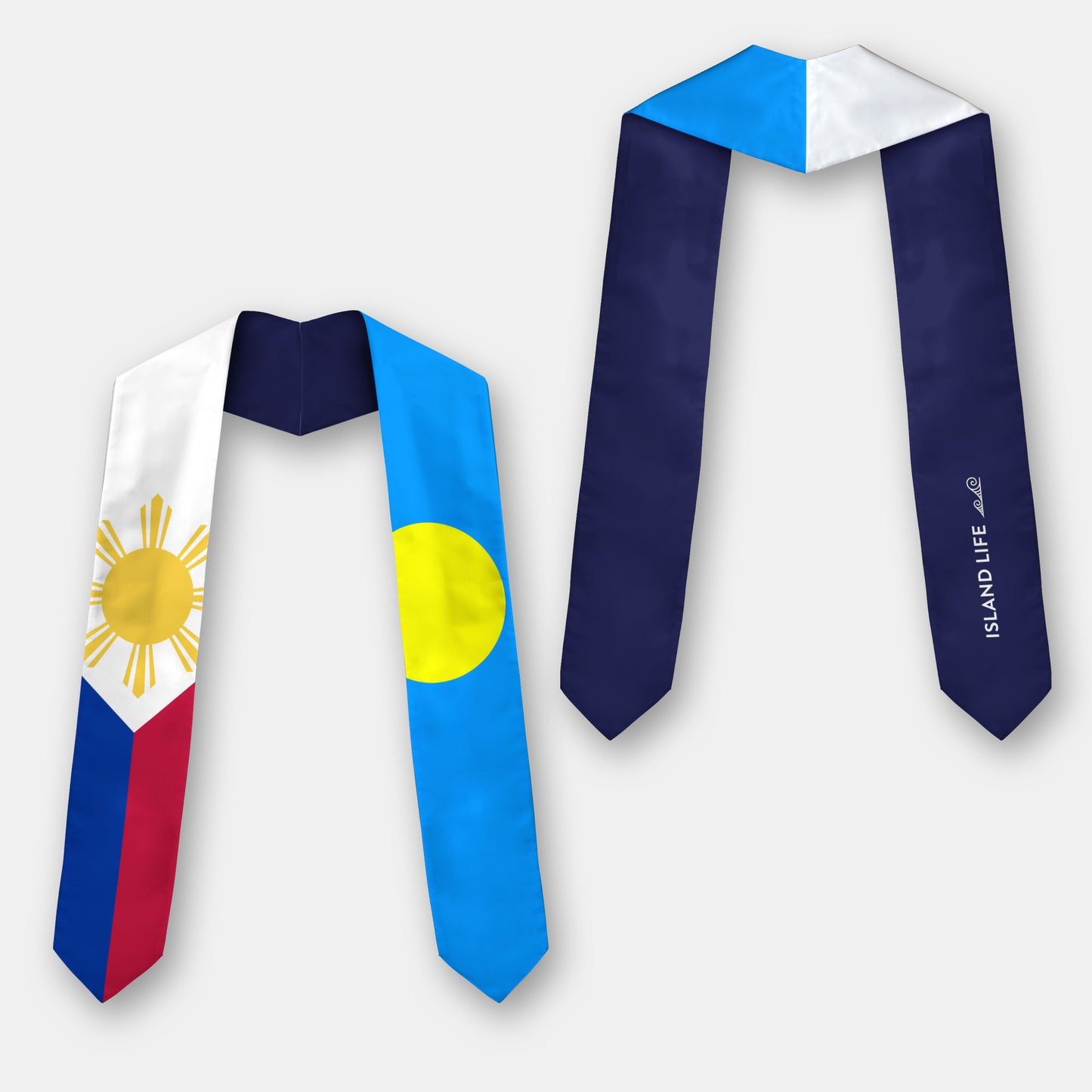 Philippines Palau Graduation Stole Sash
