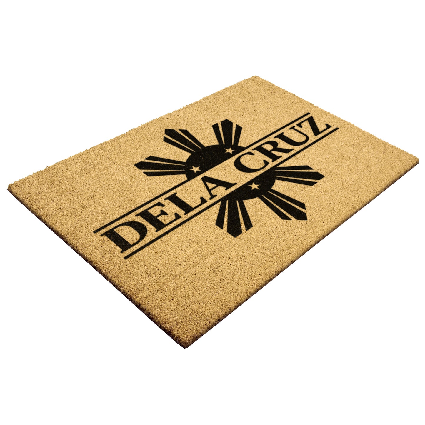 Personalized Philippines Outdoor Coir Door Mat