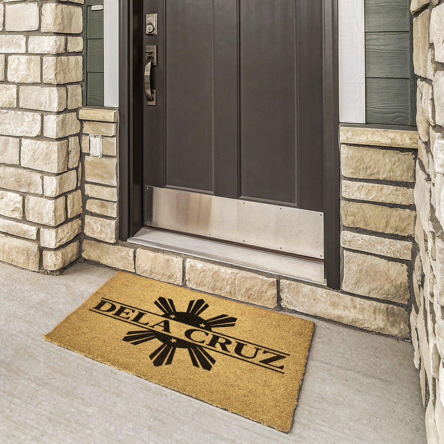 Personalized Philippines Outdoor Coir Door Mat