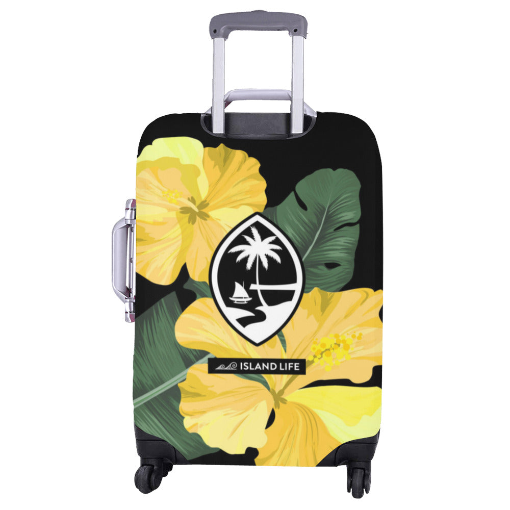 Guam Yellow Hibiscus Paradise Luggage Cover