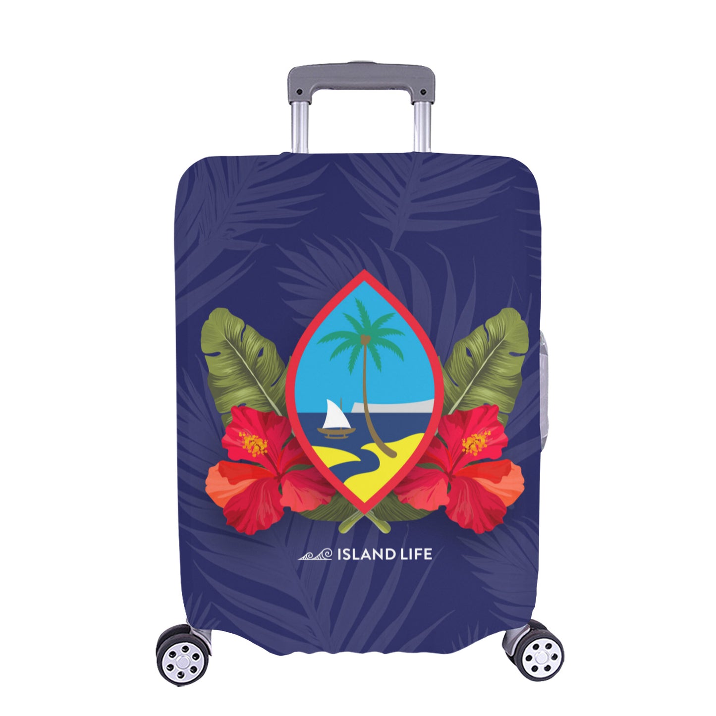 Guam Hibiscus Paradise Luggage Cover