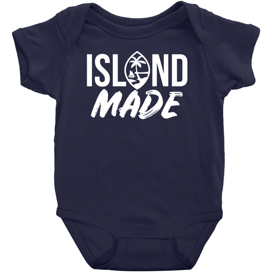 Island Made Guam Seal Baby One Piece Bodysuit