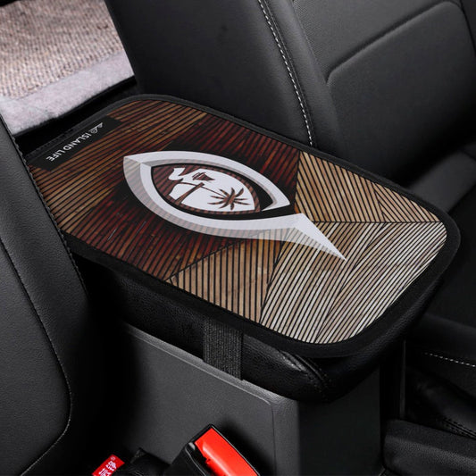 Guam Tribal Hook Car Armrest Cover